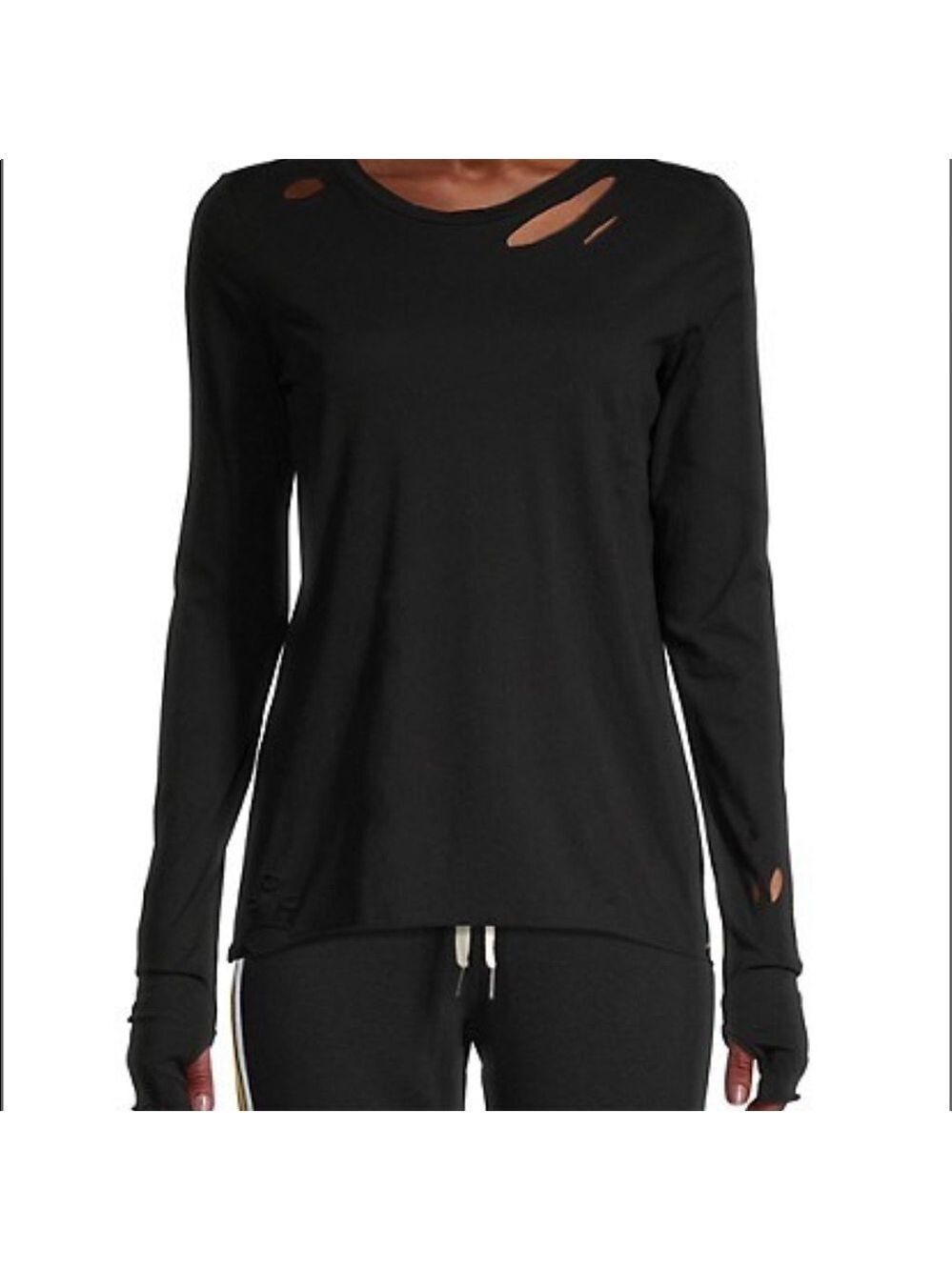 N:Philanthropy Houston Long-Sleeve Cutout T-Shirt